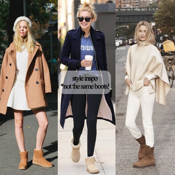 UGG Bailey Button Suede Sherpa Boots - Picture 13 of 16